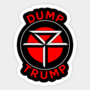 dump trump Sticker